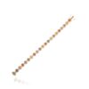 925 Sterling Silver Heart Cut Multi Sapphire Tennis Diamond Bracelet - Image 5
