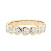 925 Sterling Silver Heart Diamond Bezel Ring