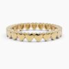 925 Sterling Silver Heart Eternity Band
