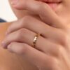 925 Sterling Silver Heart Eternity Band - Image 2