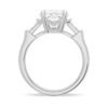 925 sterling silver ring with thick gold plating and a heart-shaped centre stone