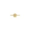 Sterling silver Hellebore ring with a delicate flower-inspired design