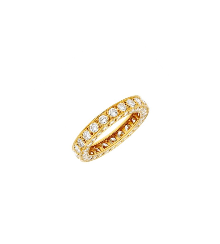 925 Sterling Silver Hellenic Diamond Ring