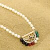 925 Sterling Silver Heritage National Day Edition Diamond Pearl Necklace - Image 2