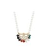 925 Sterling Silver Heritage National Day Edition Diamond Pearl Necklace - Image 3