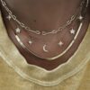 925 Sterling Silver Herringbone Necklace - Image 7