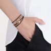925 sterling silver hook bracelet with thick gold plating