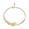 925 Sterling Silver Hook Chain Bracelet