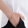 925 Sterling Silver Hook Chain Bracelet - Image 2