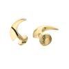 925 Sterling Silver Hook Cufflinks with sculptural curved shape