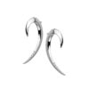 925 Sterling Silver Hook Diamond Earrings