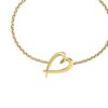 925 Sterling Silver Hook Heart Bracelet
