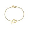 925 Sterling Silver Hook Heart Bracelet - Image 2