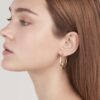 925 Sterling Silver Hook Hoop Earrings - Image 2