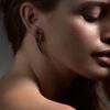 Single hook earring in 925 sterling silver with a clean finish