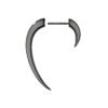 Slim 38mm earring with 3mm width and bold profile