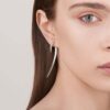 925 Sterling Silver Hook Single Size 2 Earring - Image 2