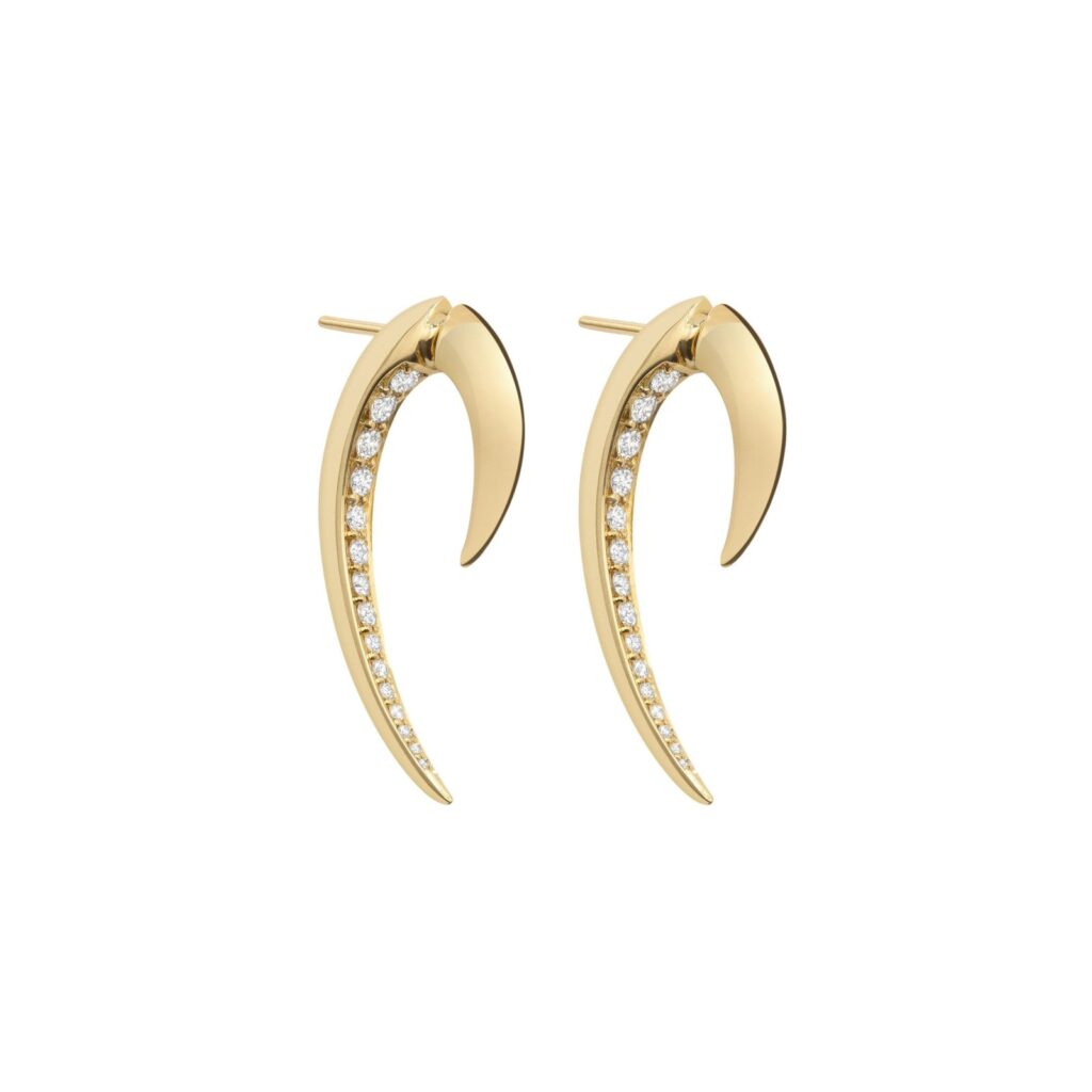 925 Sterling Silver Hook Small Diamond Earrings