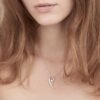 Pearl pendant with a single suspended pearl and gold plating
