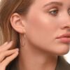 925 Sterling Silver Hoop Earrings - Image 3