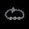 Gold-plated ID bracelet with a bold 5MM Open-Link design