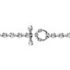 5MM Open-Link sterling silver bracelet with toggle closure