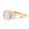 925 Sterling Silver Illusion Diamond Deco Ring - Image 3