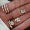 925 Sterling Silver Illusion Diamond Thick Bezel Ring - Image 2