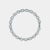 925 Sterling Silver Infinity Bracelet with clean, modern link design