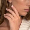925 Sterling Silver Infinity Diamond Heart Ring - Image 2