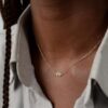925 Sterling Silver Infinity Diamond Necklace - Image 2