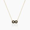 925 Sterling Silver Infinity Diamond Necklace - Image 7