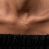 925 Sterling Silver Infinity Interlinked Diamond Necklace - Image 3