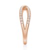 925 Sterling Silver Infinity Twist Diamond Anniversary Ring - Image 11