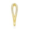 925 Sterling Silver Infinity Twist Diamond Anniversary Ring - Image 8