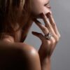925 Sterling Silver Interlocking Ariana50 Engagement Ring Set and 1CT Diamond - Image 2