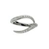 925 Sterling Silver Interlocking Ariana50 Wedding Ring and 0.37CT Diamond