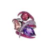 925 Sterling Silver Interlocking Aurora Ring and 2.20CT Rhodalite - Image 3