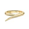 925 Sterling Silver Interlocking Duo Ring and Black Diamond - Image 3