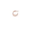 Hoop earrings with a refined faceted finish