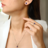925 Sterling Silver Lapis Lazuli Combo Set Ring - Image 2