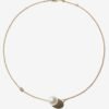 925 Sterling Silver necklace with South Sea pearl solitaire design