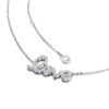 925 Sterling Silver "love" Diamond Necklace Pendant - Image 2