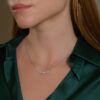 925 Sterling Silver Lunar Diamond Necklace - Image 2