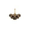 925 Sterling Silver Makers Pendant with clean, distinctive design