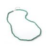 925 Sterling Silver Malachite Beaded Necklace with green beads