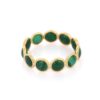925 Sterling Silver Malachite Eternity Band - Image 5