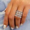 925 Sterling Silver Manifest Diamond Ring - Image 4
