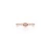 925 Sterling Silver Marquise Cut Amethyst Diamond Ring