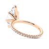 925 Sterling Silver Marquise Cut Diamond Engagement Ring Eternity Pave Band - Image 11
